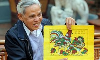 Membuat dokumen tentang kerajinan lukisan rakyat Dong Ho untuk disampaikan kepada UNESCO