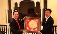 Kepala Departemen Propaganda KS PKV, Vo Van Thuong mengunjungi Maroko