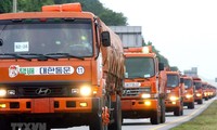 Republik Korea memberikan bantuan bahan pangan kepada RDRK sesuai dengan rencana
