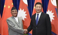 Presiden Tiongkok, Xi Jinping melakukan pembicaraan dengan PM Nepal, Sharma Oli