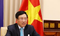 Deputi PM, Menlu Vietnam, Pham Binh Minh menghadiri sesi pembahasan tingkat tinggi virtual DK PBB