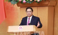 PM Pham Minh Chinh Memimpin Rapat Kerja Badan Harian  Pemerintah untuk Evaluasi Situasi Hari Raya Tet dan Gelarkan Tugas Pasca Hari Raya Tet