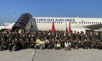 Menyelesaikan dengan Baik Tugas di Turki, Tim SAR Tentara Rakyat Vietnam Berangkat untuk Pulang Kembali ke Tanah Air