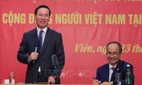 Presiden Vietnam,Vo Van Thuong Menemui Para Perantau dan Sahabat-Sahabat Austria, Kunjungi Kedutaan Besar Vietnam di Wina