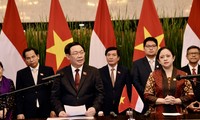 Vietnam dan Indonesia Bertekat Bekerja Sama untuk Merealisasikan Aspirasi Menjadi Negara yang Berkembang secara Kuat dan Kaya