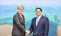 PM Vietnam, Pham Minh Chinh Menerima Menlu Australia, Penny Wong
