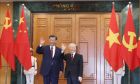Media Tiongkok Meliput secara Menonjol dan Khidmat Kunjungan Sekjen, Presiden Tiongkok, Xi Jinping di Vietnam