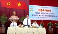 Пресс-конференция, посвященная выставке-ярмарке достижений дельты реки Меконг