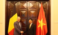 Министр иностранных дел СРВ провел переговоры с вице-премьером Бельгии