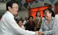 Встреча президента Чыонг Тан Шанга  с избирателями 4-го района города Хошимина