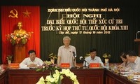 Генеральный секретарь ЦК КПВ Нгуен Фу Чонг встретился с ханойскими избирателями