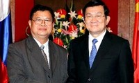 Президент Вьетнама Чыонг Тан Шанг принял иностранных гостей