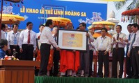 В провинции Куангннгай открылась церемония угощения и проводов солдат-защитников островов Хоангша