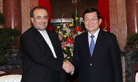 Президент СРВ Чыонг Тан Шанг принял министра промышленности, рудников и торговли Ирана