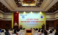 Mитинг, посвященный Дню медицинского страхования Вьетнама