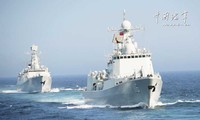 Россия и Китай проводят военно-морские учения