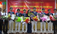 В Ханой вернулась сборная Вьетнама, участвовавшая в 54-й международной Олимпиаде по математике