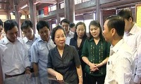 Вице-президент СРВ Нгуен Тхи Зоан совершила рабочую поездку в Тхайбинь