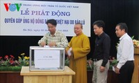 Сбор пожертвований в помощь жителям Центрального Вьетнама, пострадавшим от тайфуна «Вутип»