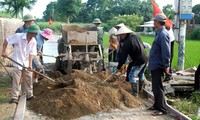 Жители общины Куангтхинь отдают часть своей земли для строительства новой деревни