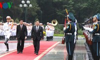 В Ханое прошла официальная церемония встречи президента Монголии