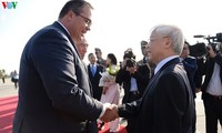 Глава Компартии Вьетнама начал официальный визит в Венгрию