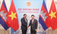 Вице-премьер Вьетнама Фам Бинь Минь провёл переговоры с камбоджийским коллегой Прак Сокхонном