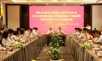 Заведующий Отделом ЦК КПВ по экономическим вопросам провёл рабочую встречу с руководством провинции Куангнинь