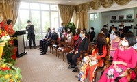 Представители вьетнамской диаспоры в Сингапуре встречает традиционный Тэт в теплой атмосфере