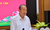 Вице-премьер Чыонг Хоа Бинь проверил подготовительную работу к выборам в Донгтхап