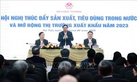 Премьер-министр Фам Минь Тинь принял участие в Конференции по продвижению внутреннего производства и потребления, расширению экспортных рынков