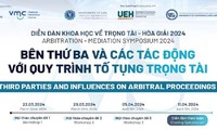 Simposio de Arbitraje y Mediación 2024 se celebrará en Ciudad Ho Chi Minh