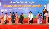 Thủ tướng Nguyễn Tấn Dũng dự lễ khởi công trung tâm ung bướu Bệnh viện Chợ Rẫy