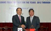 Lễ ký kết Hiệp định khung vốn vay ưu đãi Hàn Quốc giai đoạn 2012-2015