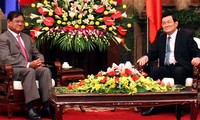 Chủ tịch nước Trương Tấn Sang tiếp Phó thủ tướng, Bộ trưởng Nội vụ Campuchia