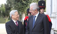 Tổng bí thư Nguyễn Phú Trọng hội kiến Thủ tướng Italia
