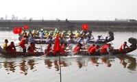 Thái Bình: Lễ hội bơi chải truyền thống trên dòng sông Diêm Hộ