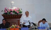 Phó thủ tướng Nguyễn Xuân Phúc làm việc với tỉnh Tiền Giang
