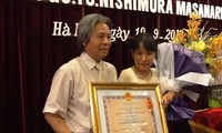 Truy tặng Huân chương Hữu nghị cho Phó Giáo sư, Tiến sĩ Nishimura Masanari