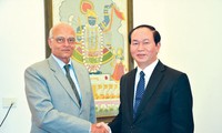 Bộ trưởng Trần Đại Quang hội kiến với Cố vấn an ninh quốc gia Ấn Độ