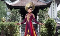 Áo dài Việt Nam gây ấn tượng tại cuộc thi Hoa hậu Hoàn vũ 2013