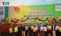 Hơn 5.000 người dự lễ xuất quân đoàn thể thao Việt Nam dự SEA Games 27