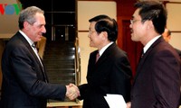Chủ tịch nước Trương Tấn Sang tiếp Trưởng đại diện Ủy ban thương mại Hoa Kỳ
