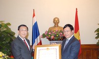 Phó Thủ tướng Phạm Bình Minh tiếp Đại sứ Thái Lan chào từ biệt