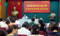 Hội thảo khoa học thực tiễn: Học tập và làm theo phong cách Hồ Chí Minh