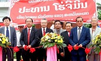 Khánh thành khuôn viên tưởng niệm Chủ tịch Hồ Chí Minh tại Lào 