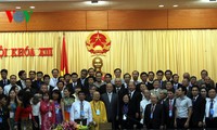 Chủ tịch Quốc hội Nguyễn Sinh Hùng tiếp Đoàn đại biểu Liên hiệp các Hội UNESCO Việt Nam