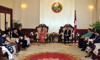 Hội Chữ thập đỏ Việt Nam và Lào tăng cường hợp tác 