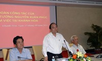 Phó Thủ tướng Nguyễn Xuân Phúc làm việc với tỉnh Khánh Hòa