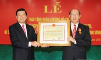 Chủ tịch nước trao Huân chương Hồ Chí Minh tặng nguyên Chủ nhiệm UB Kiểm tra TƯ Nguyễn Văn Chi